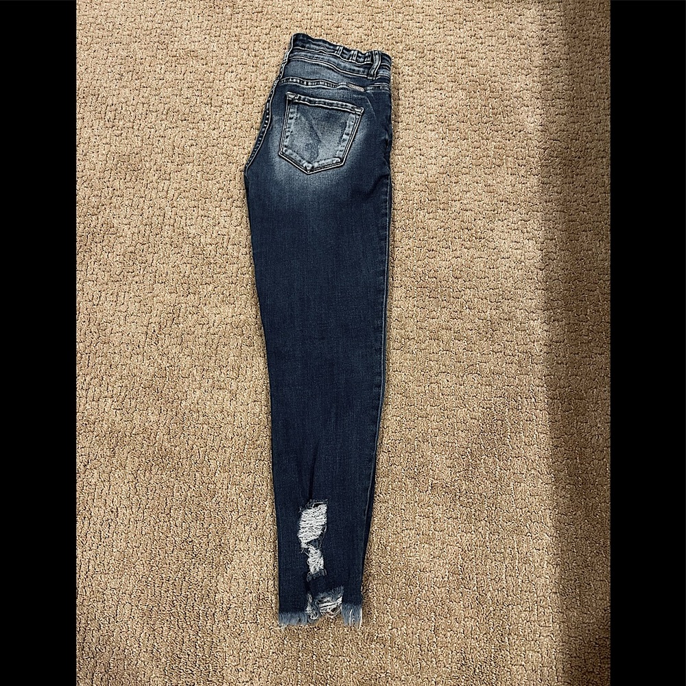 KanCan signature high rise ankle skinny stretch jean